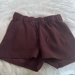 Maroon Lululemon Shorts
